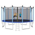 Outdoor Trampoline with Safety Closure Net