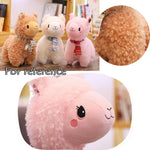 Cute Brown Sheep Plush Stuffed Toy 45cm for Kids Festival Gift Sofa Bed Decor