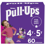 Pull-Ups Girls' Potty Training Underwear Size 6;  4T-5T;  60 Ct