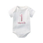 Baby Solid Color Printed Pattern Cute Triangle Onesies