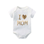 Baby Solid Color Printed Pattern Cute Triangle Onesies