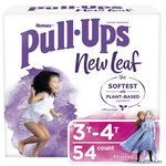 Pull-Ups Girls' New Leaf Training Pants Size 3T-4T;  54 Ct