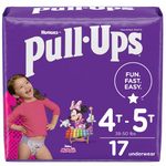 Pull-Ups Girls' Potty Training Pants Size 6;  4T-5T;  17 Ct