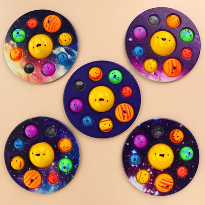 Painted Eight Planets Bubble Fun Children's Educational Toys