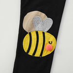 Baby Girl Polka Dot Pattern Bee Embroidered Design Pants Outfit