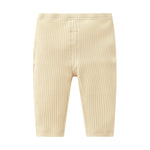 Baby Solid Color Long Sleeve Underwear Sets In Spring & Autumn