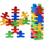 Wooden Balance Villain Blocks Montessori Toys For Toddlers, Education For Fine Motor Skills - Sorting & Matching, Educational Stacking Toys Kids