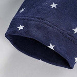 Baby Girl Astronaut & Star Pattern Long Sleeves A-Line Dress