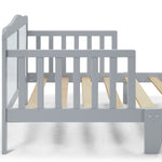 Birdie Toddler Bed Light Gray/White