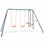 Swing Set with 4 Seats Orange