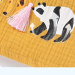 Baby Girl Animal Graphic Loose Design Sling Dress In Summer