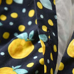 Baby Girl Flesh Fruit Graphic Floral Shape Neck Sleeveless Dress