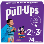 Pull-Ups Boys' Potty Training Pants Size 4;  2T-3T;  74 Ct