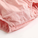 Baby Girl Floral Print Pattern False 1-Piece Design Long Sleeved Onesies