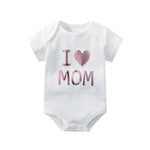Baby Solid Color Printed Pattern Cute Triangle Onesies