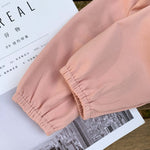 Baby Flower Embroidery Pattern Ruffle Doll Neck Long Sleeves Hoodies