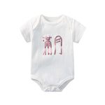 Baby Solid Color Printed Pattern Cute Triangle Onesies