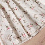 Baby Girl Ditsy Floral Print Butoon Front Butterfly Sleeve Dress