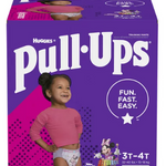 Pull-Ups Girls' Potty Training Underwear Size 5;  3T-4T;  70 Ct