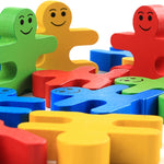 Wooden Balance Villain Blocks Montessori Toys For Toddlers, Education For Fine Motor Skills - Sorting & Matching, Educational Stacking Toys Kids