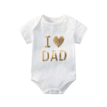 Baby Solid Color Printed Pattern Cute Triangle Onesies