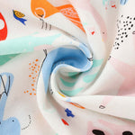 Baby Girl Cartoon Graphic Short Sleeve Casual Western Style Dress