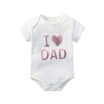 Baby Solid Color Printed Pattern Cute Triangle Onesies