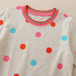 Baby Girl Polka Dot Pattern A-Line Design Cotton Dress