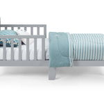 Birdie Toddler Bed Light Gray/White