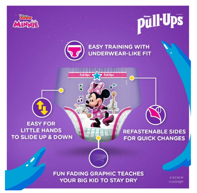 Pull-Ups Girls' Potty Training Pants Size 5;  3T-4T;  20 Ct