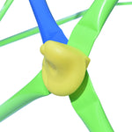 Kids Climbing Dome Jungle Gym - 6 ft Geometric Playground Dome Climber Play Center with 4.6ft Wave Slide, Rust & UV Resistant Steel Supporting 800 LBS