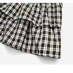 Girl 1pcs Belted Bow Tie Design Sleeveless Tops Combo Layered Skirt Sets