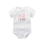 Baby Solid Color Printed Pattern Cute Triangle Onesies