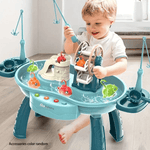 Children's Multifunctional Early Education Children's Song Story Common Sense Play Water Toy Fishing Table Toy Summer Boy Girl Toy (Accessories Color Random)