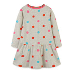 Baby Girl Polka Dot Pattern A-Line Design Cotton Dress