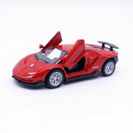 Open Door Car Model Large Alloy Rambo Children's Toy Boy Sports Car Toy