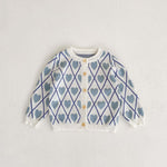 Baby Girl Heart Embroidered Pattern Spring Latest Style Onesies & Cardigan