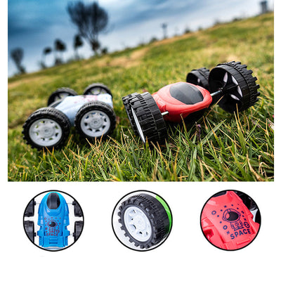 Children's inertia double-sided dump truck anti fall 360 rotation rotation toy car children's toy car gift