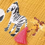 Baby Girl Animal Graphic Loose Design Sling Dress In Summer