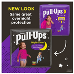 Pull-Ups Girls' Night-Time Training Pants Size 2T-3T;  68 Count