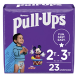 Pull-Ups Boys' Potty Training Underwear Size 4;  2T-3T;  23 Ct