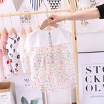 Baby Girl Polka Dot Print Lace Patchwork Design Sleeveless Dress