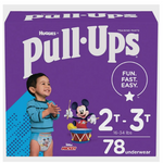 Pull-Ups Boys' Potty Training Underwear Size 4;  2T-3T;  78 Ct