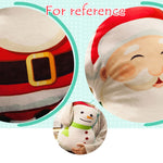 Cute Cartoon Snow Man Plush Pillow Toy for Christmas Kids Festival Gift Home Decor