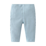 Baby Solid Color Long Sleeve Underwear Sets In Spring & Autumn