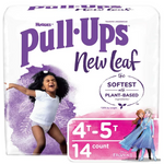 Pull-Ups Girls' New Leaf Training Pants Size 4T-5T;  14 Ct