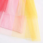 Baby Girl Mesh Patched Design Print Pattern Cute Princess Dress