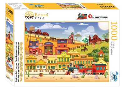 Country Train Jigsaw Puzzles 1000 Piece