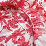 Kids Leaves Graphic Ruffle Design Sleeveless Dress For Vacation