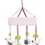 Plush Cute Birds Handmade Baby Musical Crib Mobile Nursery Mobile Hanging Toy for Boys Girls